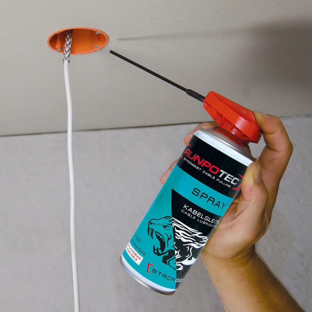 RUNPOTEC Kabelgleitmittel Spray 400 ml Produktbild img3 L