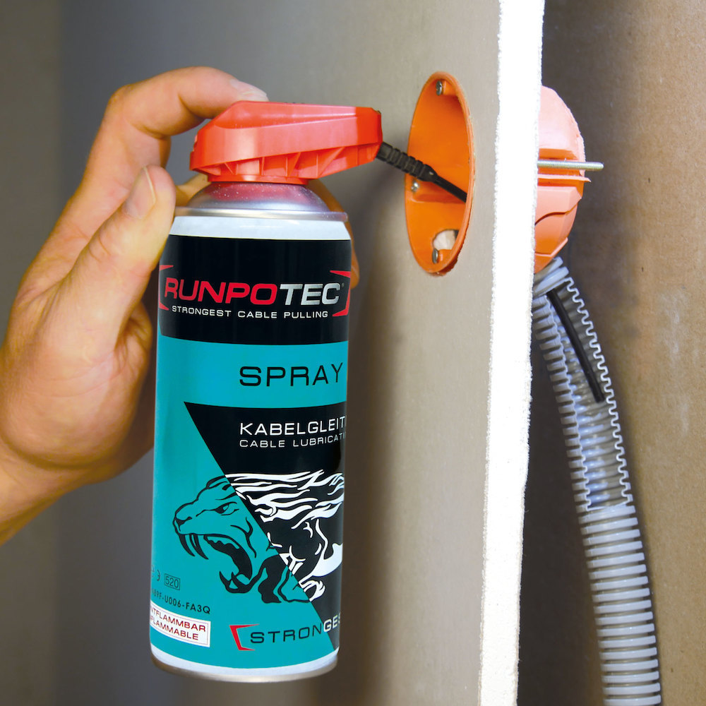 RUNPOTEC Kabelgleitmittel Spray 400 ml Produktbild img4 L