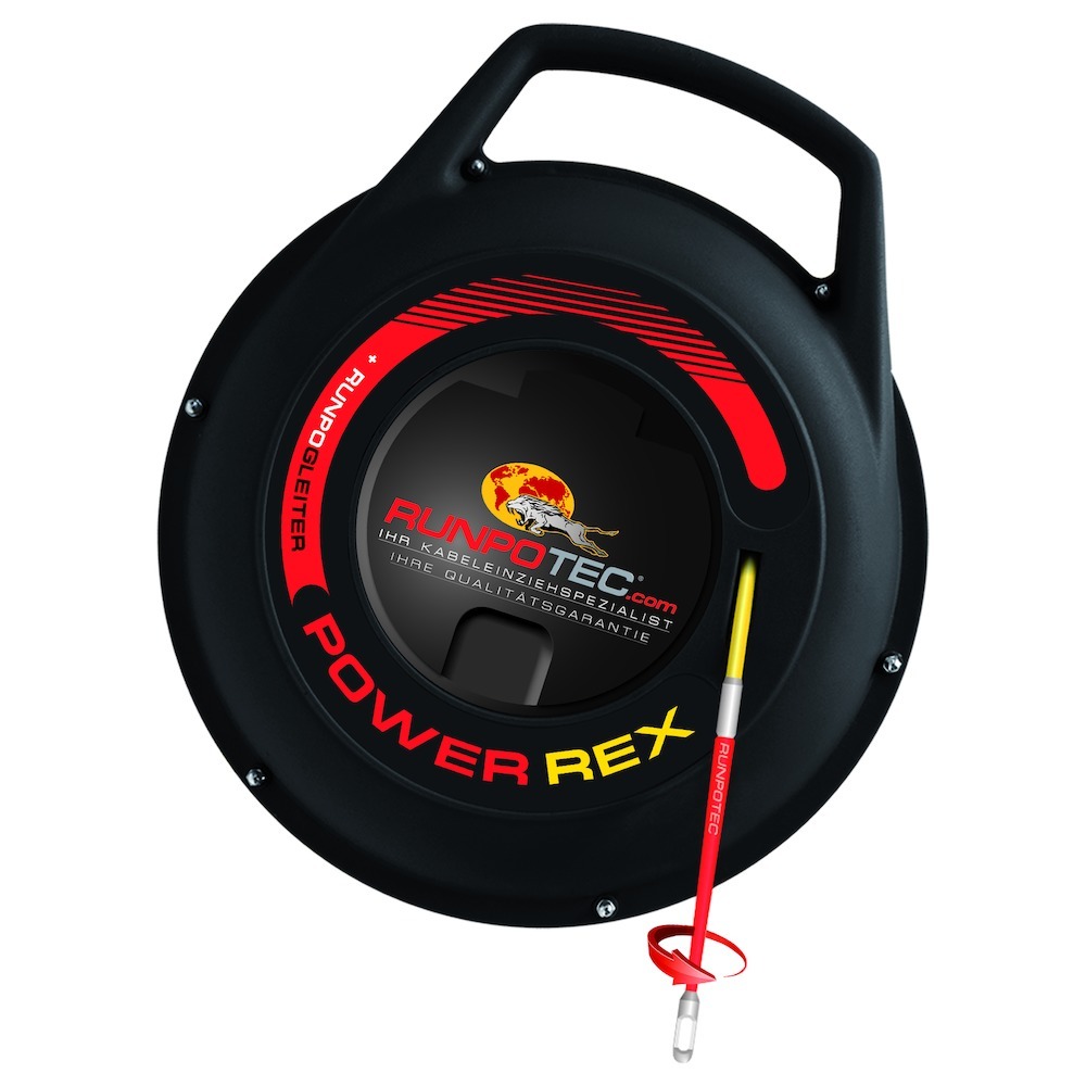 RUNPOTEC Kabeleinziehgerät POWER REX Bandlänge 50m Produktbild img2 L