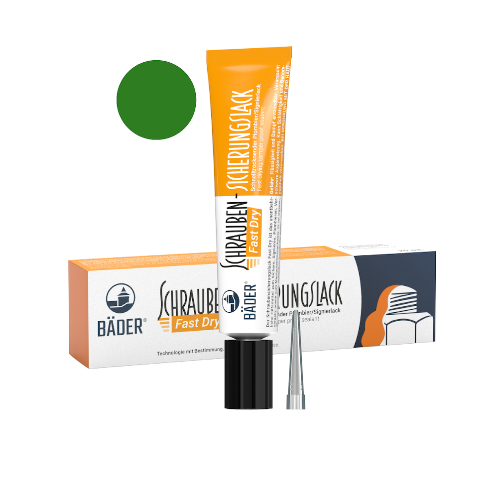 Bäder Schraubensicherungslack FAST DRY Grün 20ml Produktbild img1 L