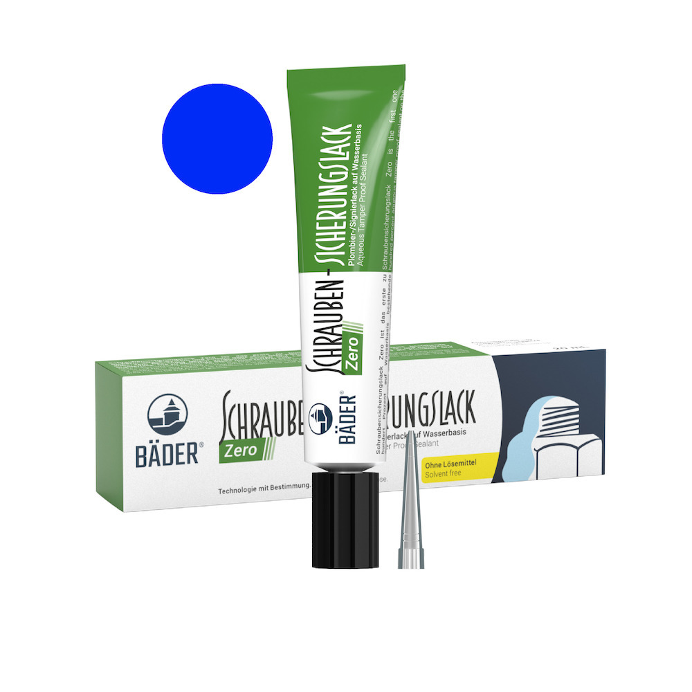 Bäder Schraubensicherungslack ZERO REIHE Blau 20ml Produktbild img1 L