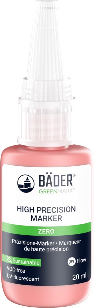 Bäder High Precision Marker fluoreszierender Sicherungslack, neonrot Produktbild img2 L