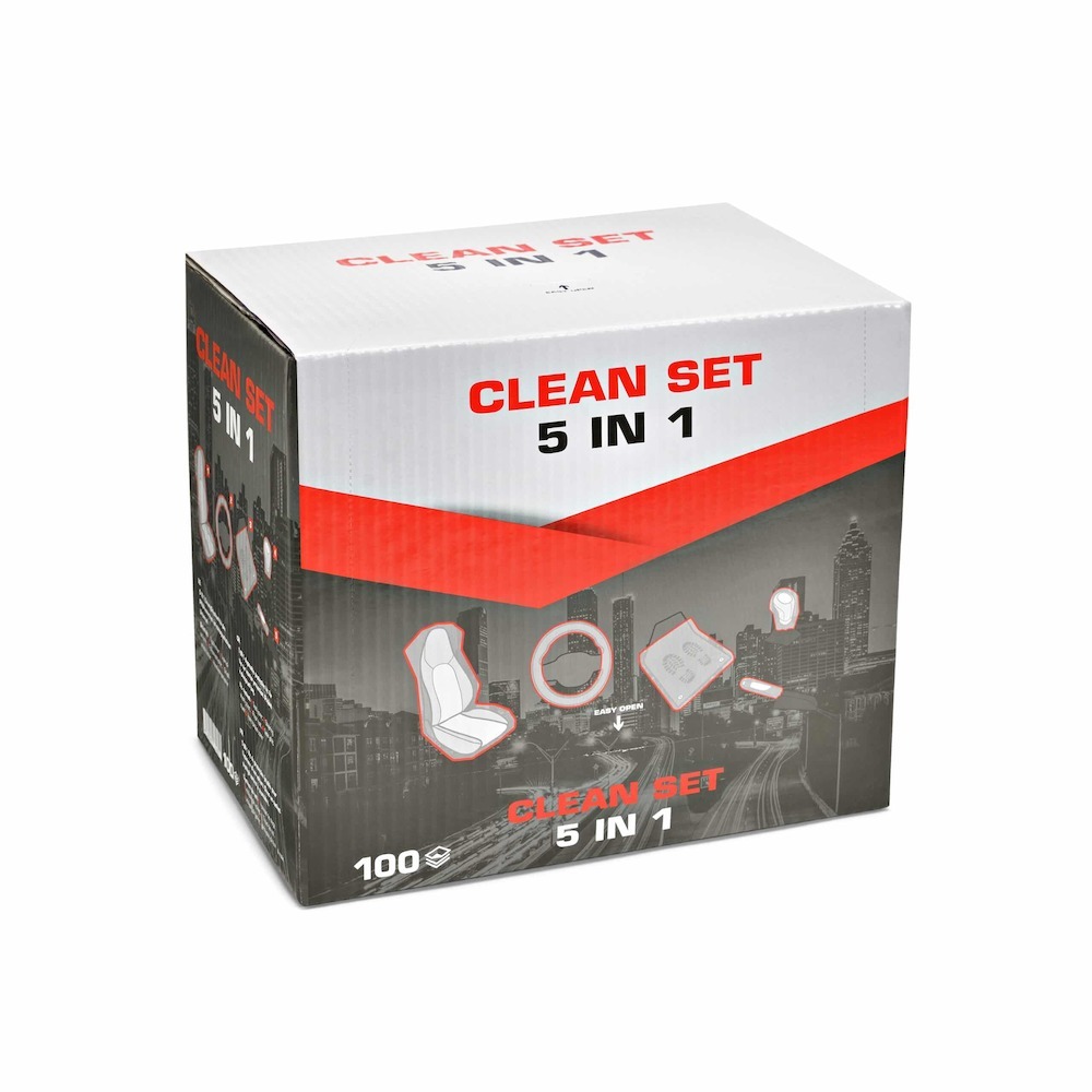 Serwo Einweg-SchutzsetClean Set 5in 1 Clean Set 5 in 1 /100 Set per Box Produktbild img1 L