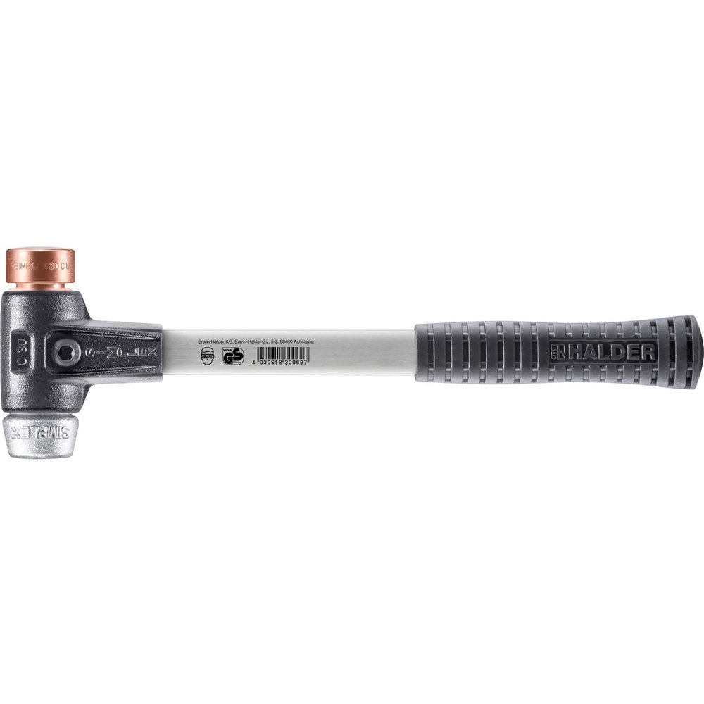 Halder SIMPLEX-Schonhammer, Kupfer Produktbild img3 L