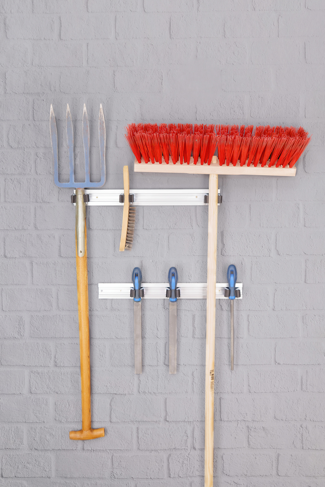 Prax VARIO Gerätehalter- Schiene mit 3 Haltern Produktbild img2 L