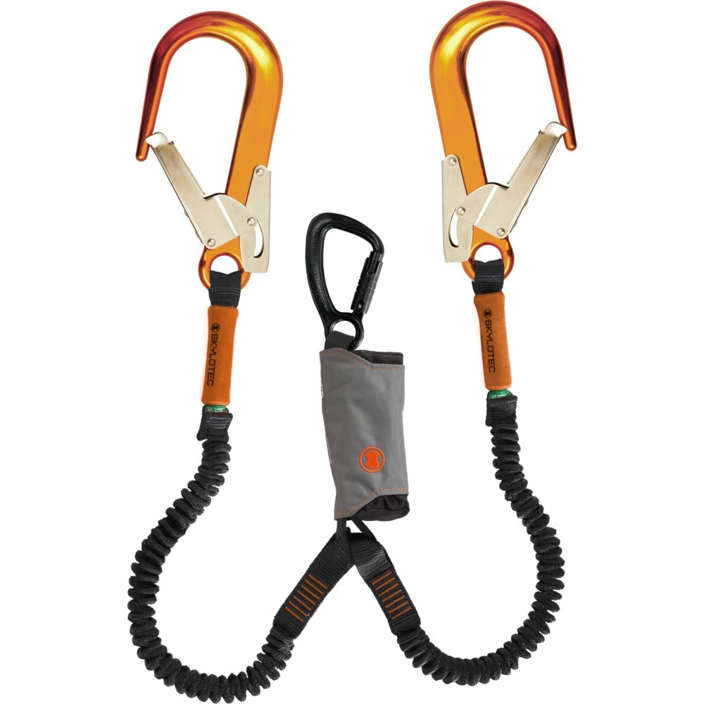 SKYLOTEC Falldämpferleine SKYSAFE PRO FLEX Y L-0559 orange/grau 1,8 m Produktbild img1 L