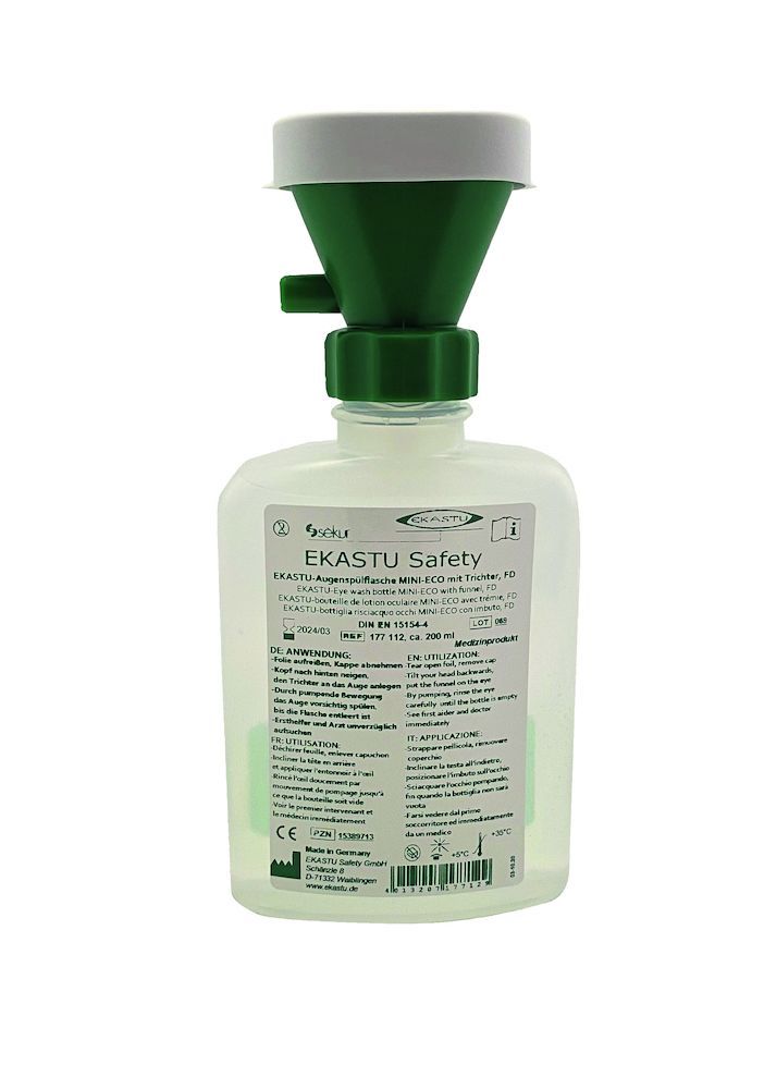 EKASTU Safety Augenspülflasche MINI-ECO, Wasser (175 ml) Produktbild img1 L