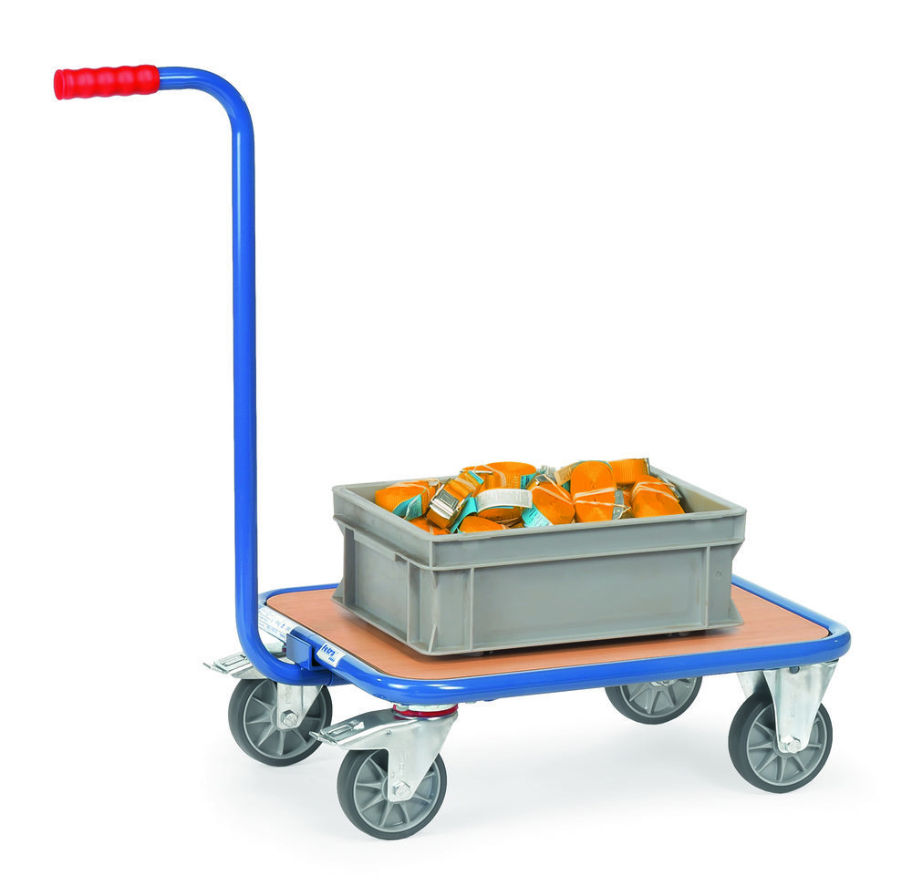 fetra Transportwagen KF 2 1161, Holzboden, Tragkraft 250kg Produktbild img2 L