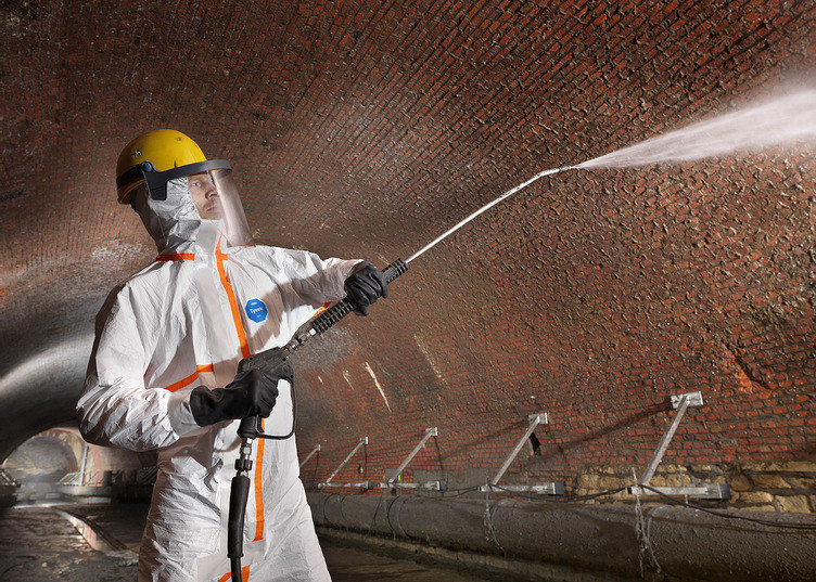 TYVEK DuPont Einweg-Schutzanzug 800 J, Kat. III, Typ 3B, 4B, 5B, 6B, weiß. Gr. XXL, VE = 25 Stück Produktbild img8 L