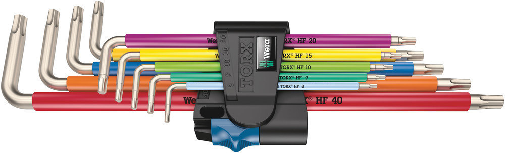 Wera 3967/9 TX SXL Multicolour HF Stainless 1 Winkelschlüsselsatz mit Haltefunktion, Edelstahl, 9-teilig Produktbild img2 L