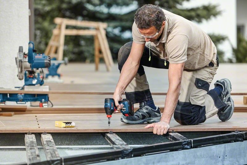 BOSCH Akku-Drehschlagschrauber GDX 18V-210 C 1/4" + 1/2" 2x 4,0Ah ProCORE, L-Boxx Produktbild img14 L