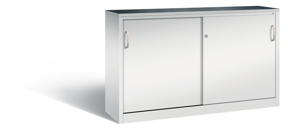 Acurado Schiebet.-Werkz.-Beist.schr1000x1600x400 lichtgr2Bo 450kg m. Riffelgummiaufl. Produktbild img2 L