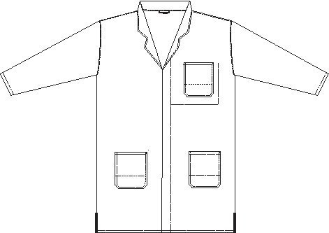 PLANAM Berufsmantel BW 290 0132 Produktbild img32 L