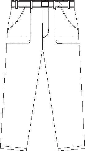 PLANAM Bundhose BW 290 0116 Produktbild img31 L
