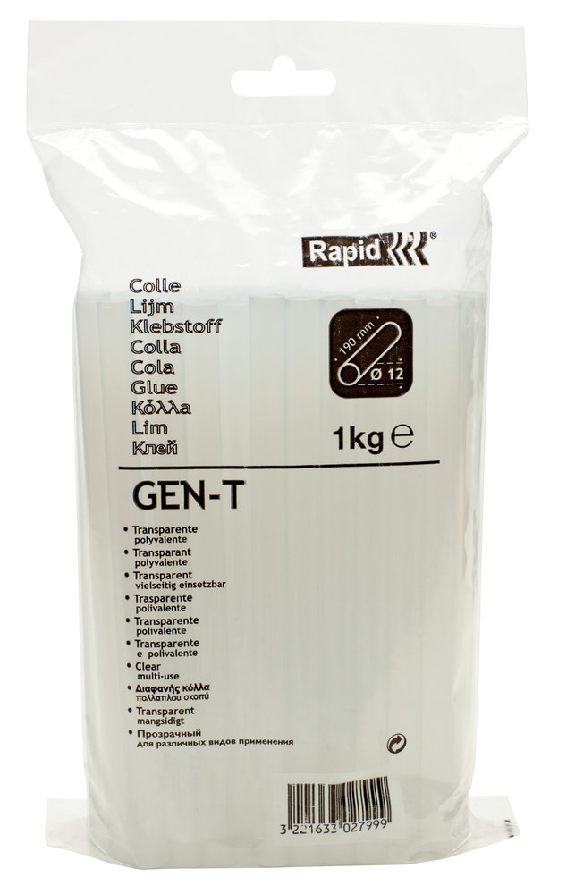 RAPID Klebesticks GEN-T Ø12 x 190mm 1,0kg im Beutel, 40302799 Produktbild img1 L