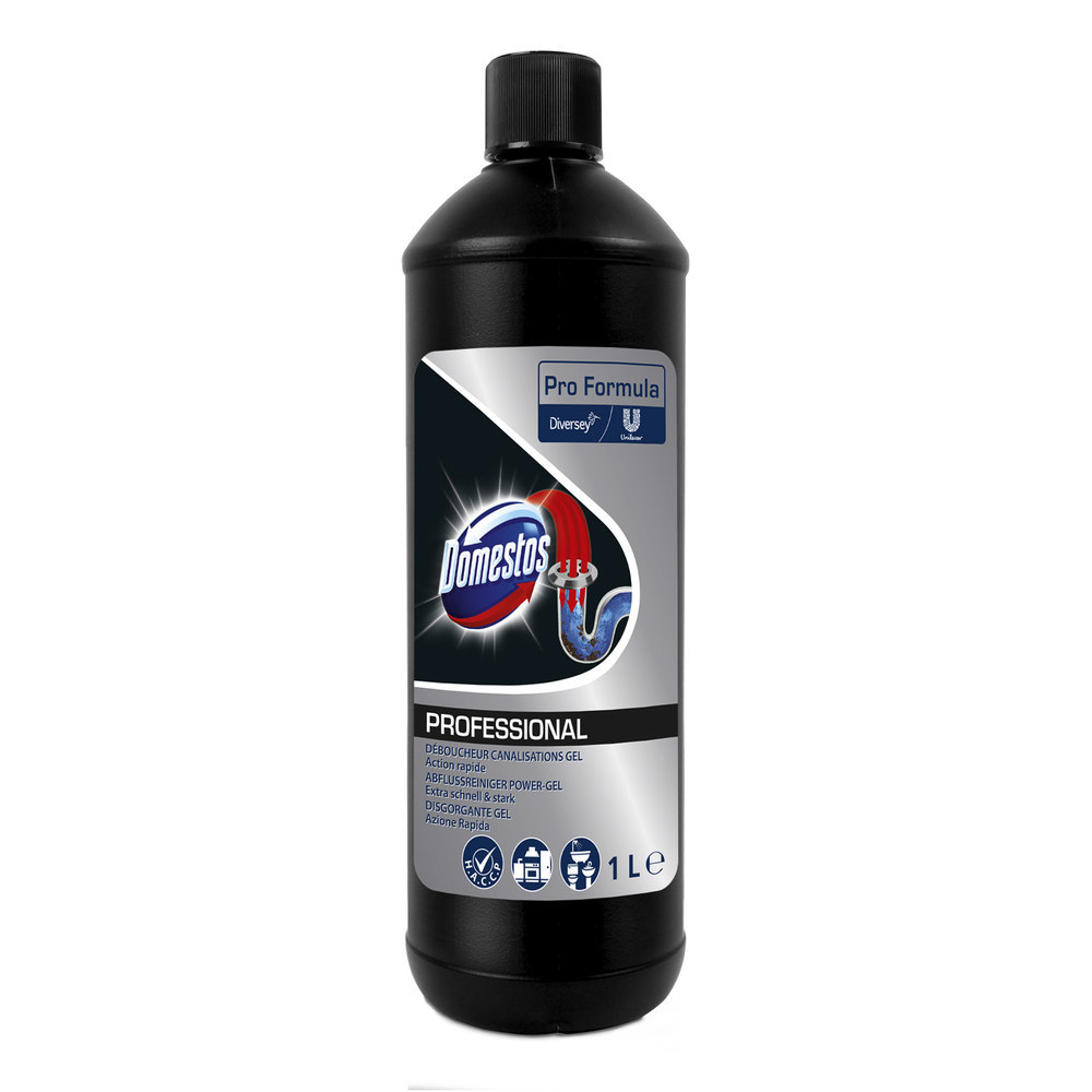 Domestos Professional Abflussreiniger Power-Gel 6x1L Produktbild img1 L