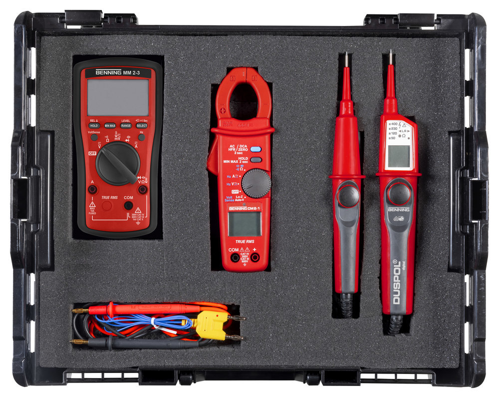 BENNING Messgeräte-Box Elektromeister SET Produktbild img2 L