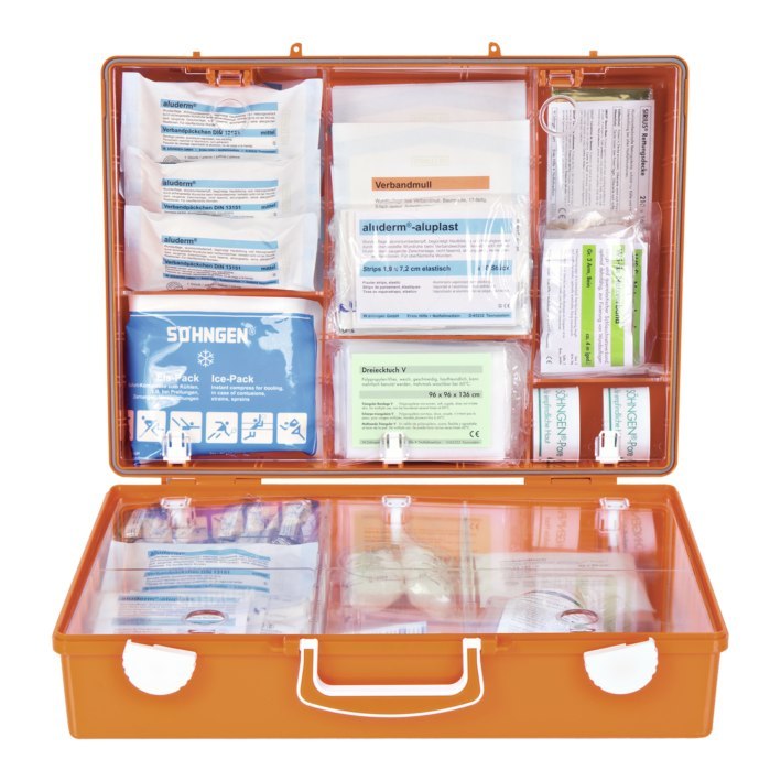 SÖHNGEN Verbandkoffer MT-CD, DIN EN 13169 Plus orange Produktbild img1 L