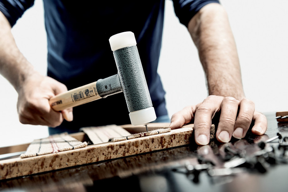 SUPERCRAFT-Schonhammer, mit schwingungsdämpfendem, ergonomisch geformtem und lackiertem Hickorystiel Produktbild img19 L