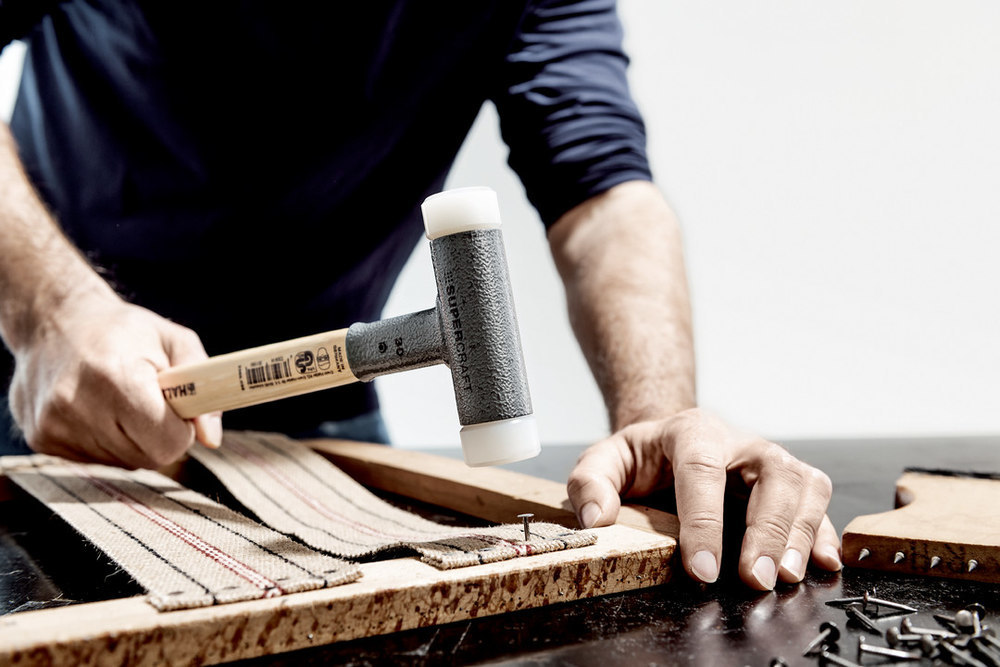 SUPERCRAFT-Schonhammer, mit schwingungsdämpfendem, ergonomisch geformtem und lackiertem Hickorystiel Produktbild img11 L