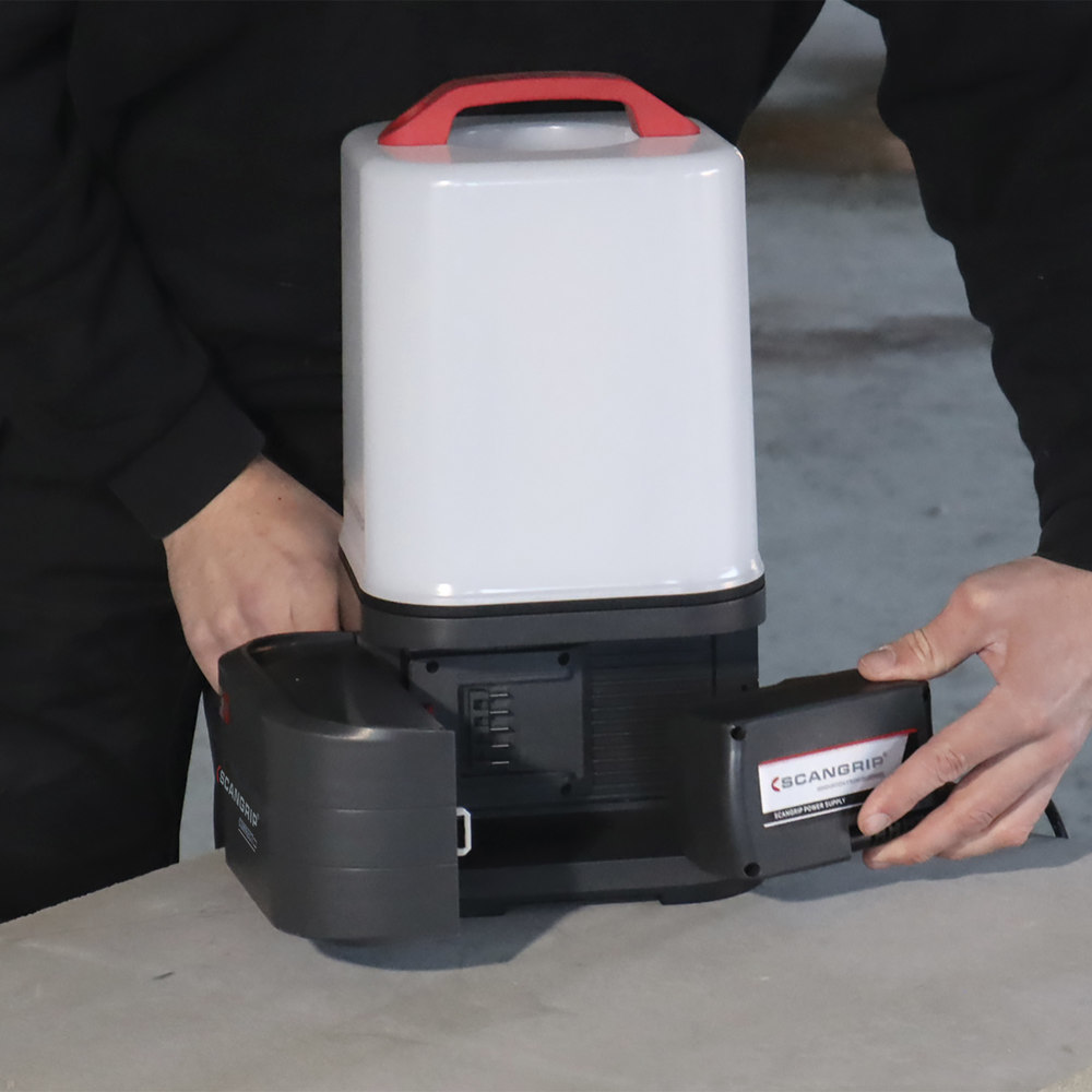 SCANGRIP Akku-Arbeitsleuchte AREA 10 CONNECT 1000-10000Lumen ohne Akku Produktbild img3 L