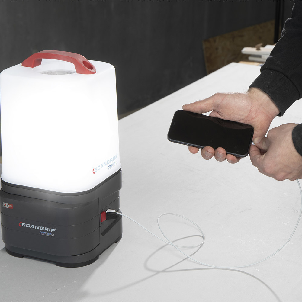 SCANGRIP Akku-Arbeitsleuchte AREA 10 CONNECT 1000-10000Lumen ohne Akku Produktbild img4 L