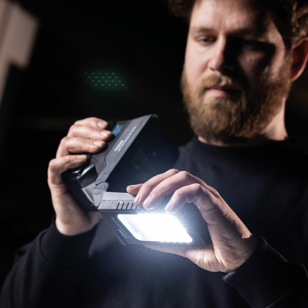 SCANGRIP Akku-Arbeitsleuchte BASIC CONNECT 1000Lumen ohne Akku Produktbild img12 L