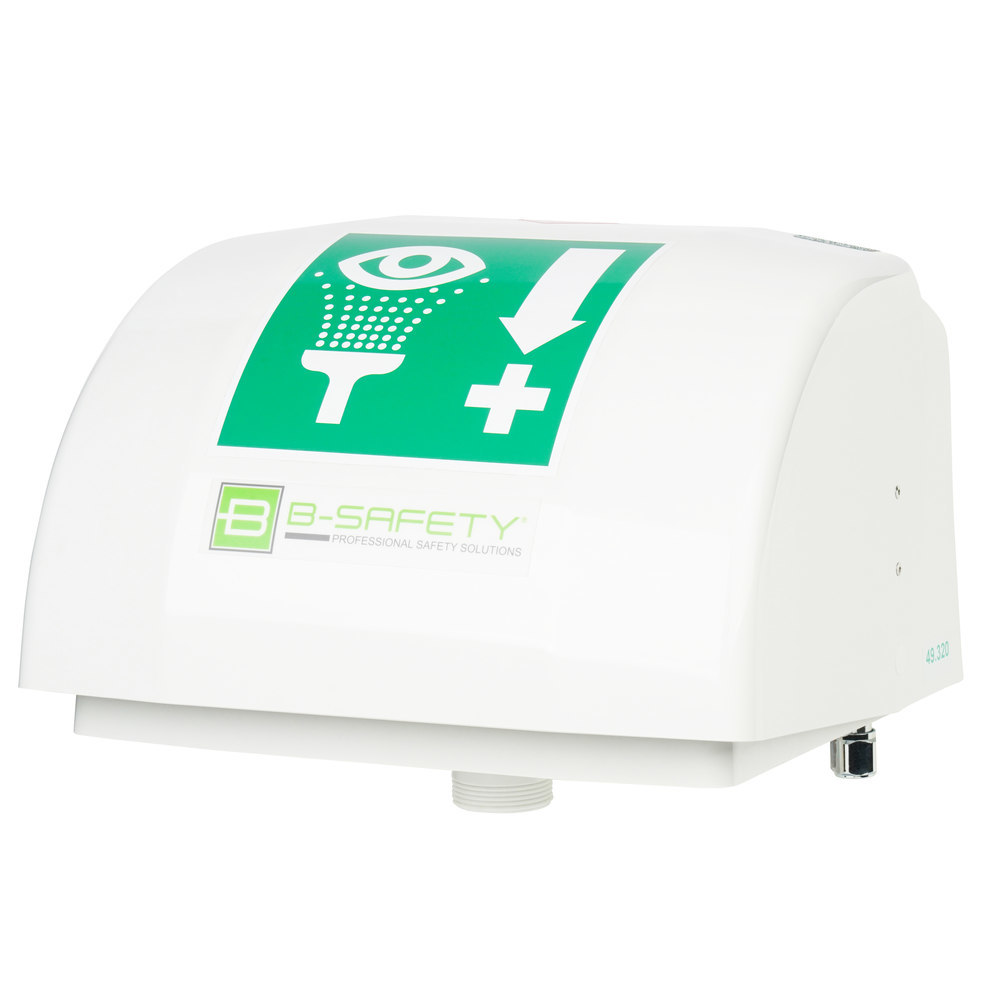 B-SAFETY professional safety solutions Augen-/Gesichtsdusche+Auffangbecken Produktbild img1 L