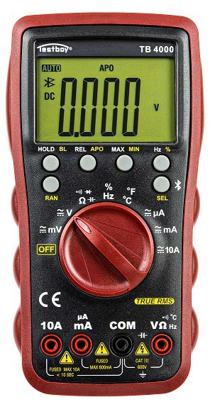Testboy Digital-Multimeter TB 4000 mit Bluetooth Produktbild img1 L