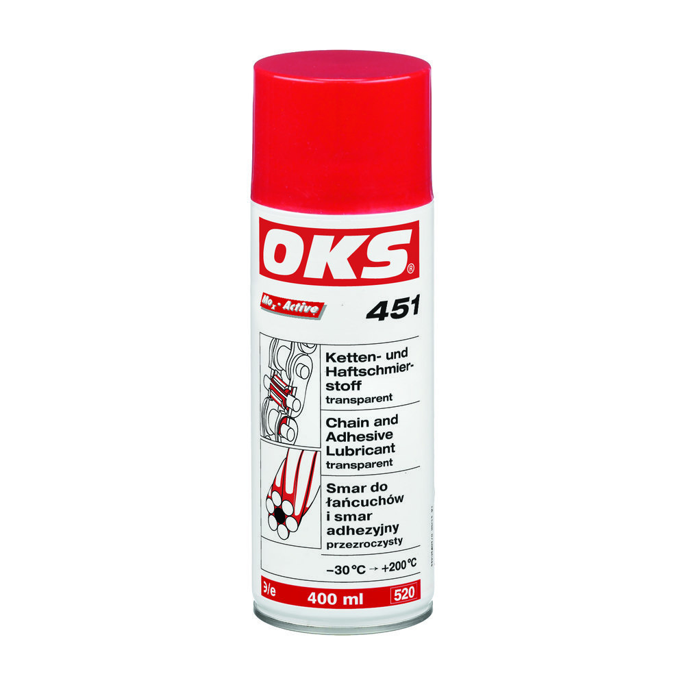 OKS Ketten-Haftschmierstoff Spray 451 400ml Produktbild img1 L