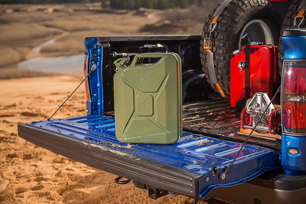 VALPRO Benzinkanister Stahlblech 20L Oliv Produktbild img10 L