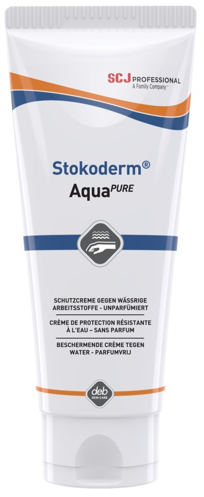 Stokoderm® Aqua PURE Hautschutzcreme 100ml Tube, VE 1 Stück Produktbild img1 L