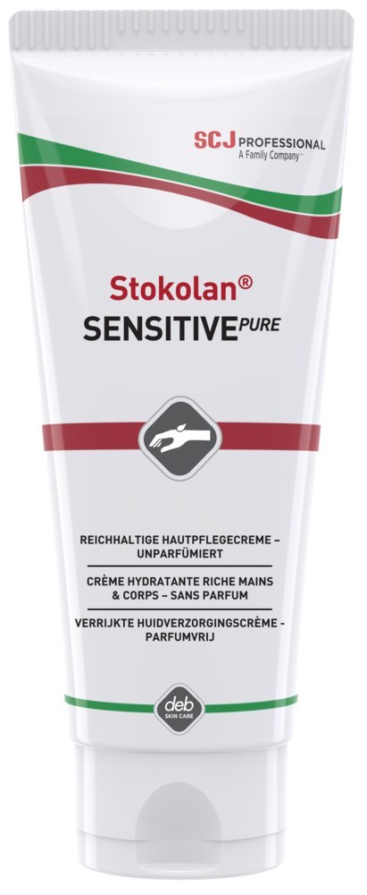 Stokolan Hautpflegecreme sensitive PURE parfümfrei, 100ml Tube Produktbild img1 L