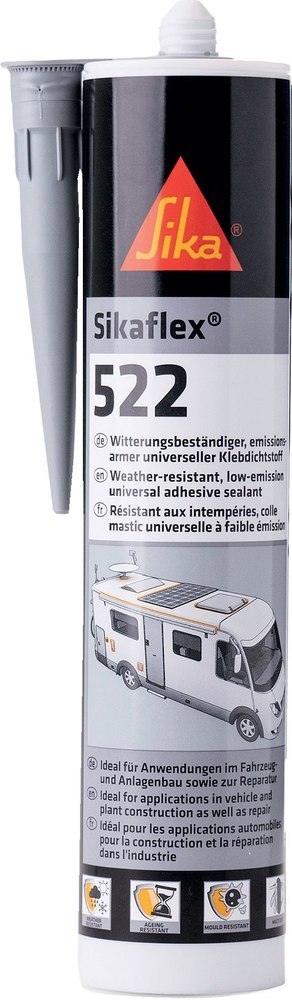 Sikaflex® 522 Kleb- & Dichtstoff stahlgrau, 300ml Produktbild img1 L