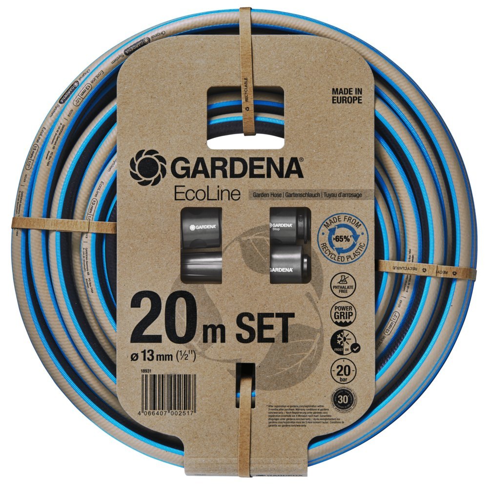 Gardena EcoLine Schlauch 13 mm (1/2"), 20 m mit Systemteilen Produktbild img1 L