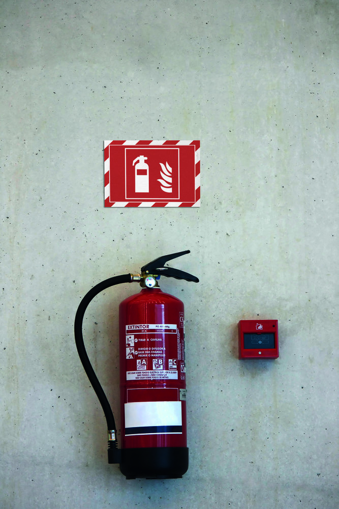 Magnetrahmen SECURITY A4 rot/weiß Produktbild img4 L