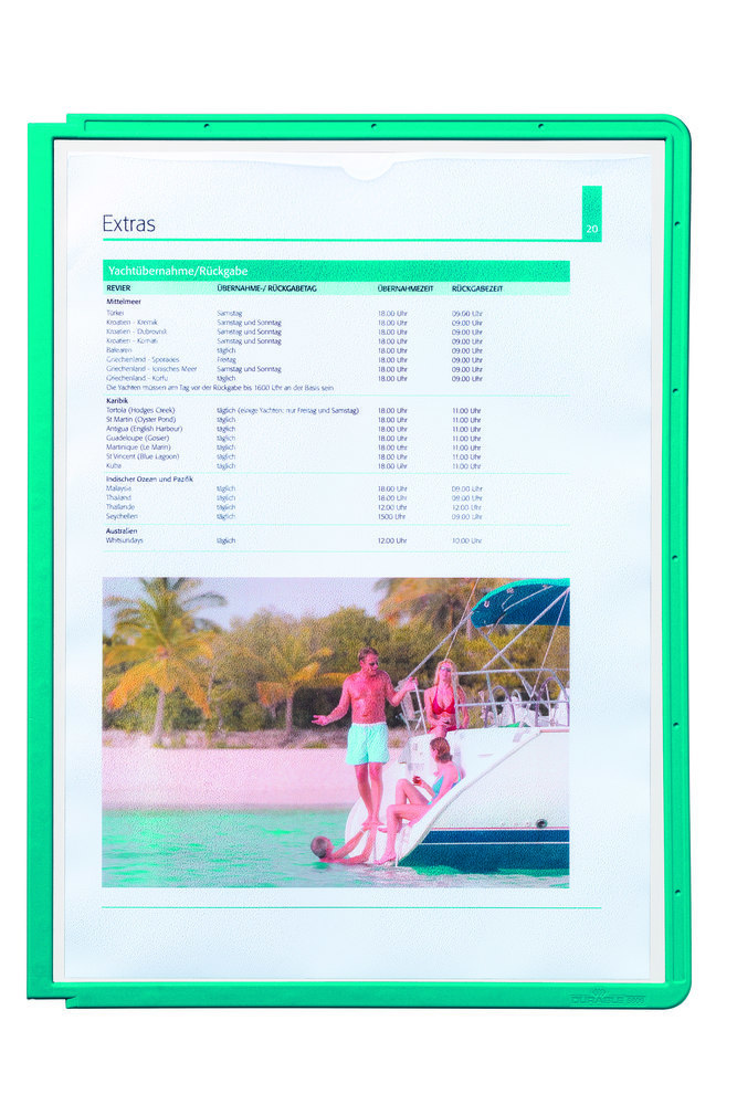 Durable Sichttafeln für SHERPA® Tisch-, Wand- und Vario-Halter Produktbild img2 L