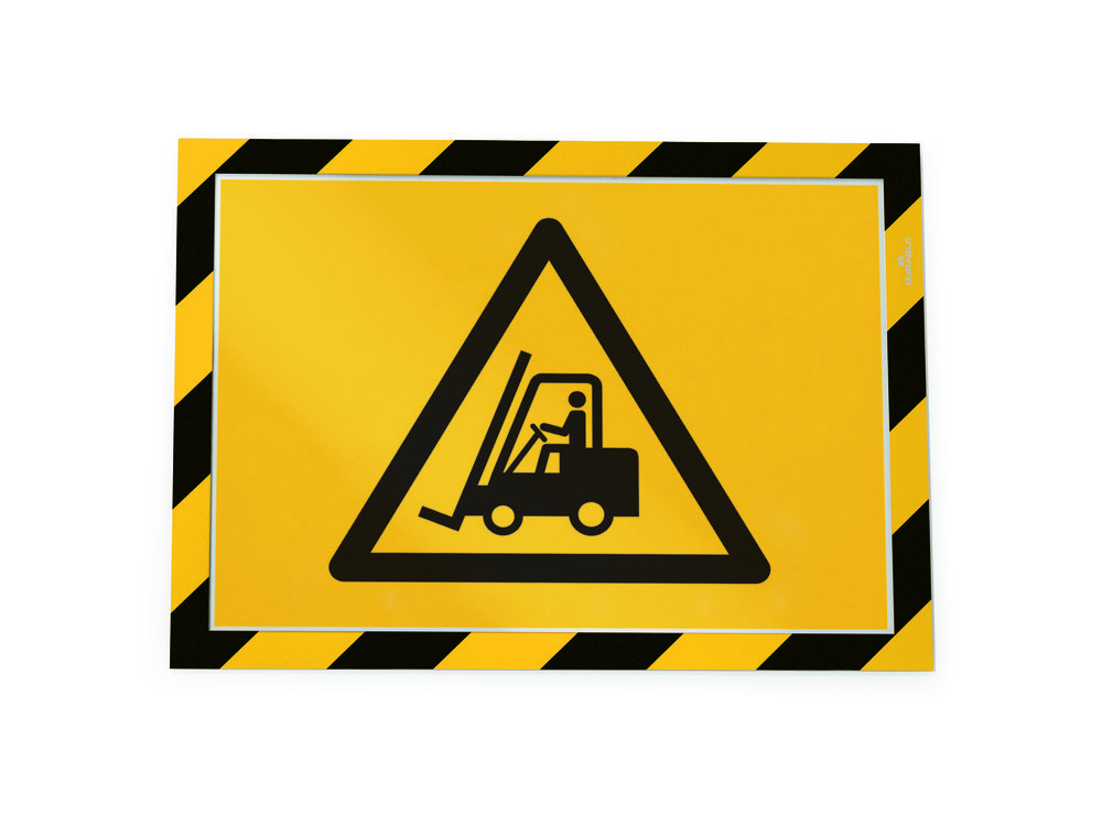 Durable Magnetrahmen SECURITY A4 gelb/schwarz Produktbild img2 L