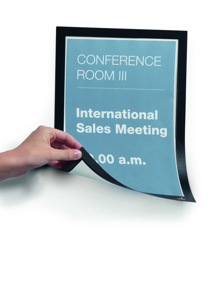 Durable Rahmen DURAFRAME 486901 DIN A4 schwarz 5 St./Pack. Produktbild img4 L