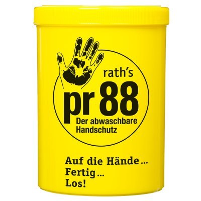 rath's Hautschutzcreme Pr 88 vor und nach der Arbeit erleichtert Hautreinigung 1L Dose Produktbild img1 L