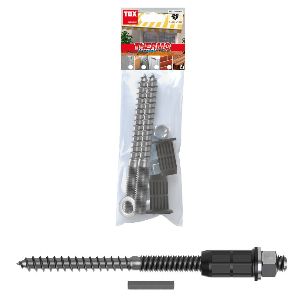 TOX Abstandsmont.-System Thermo Proof Wood 2 St. Produktbild img1 L