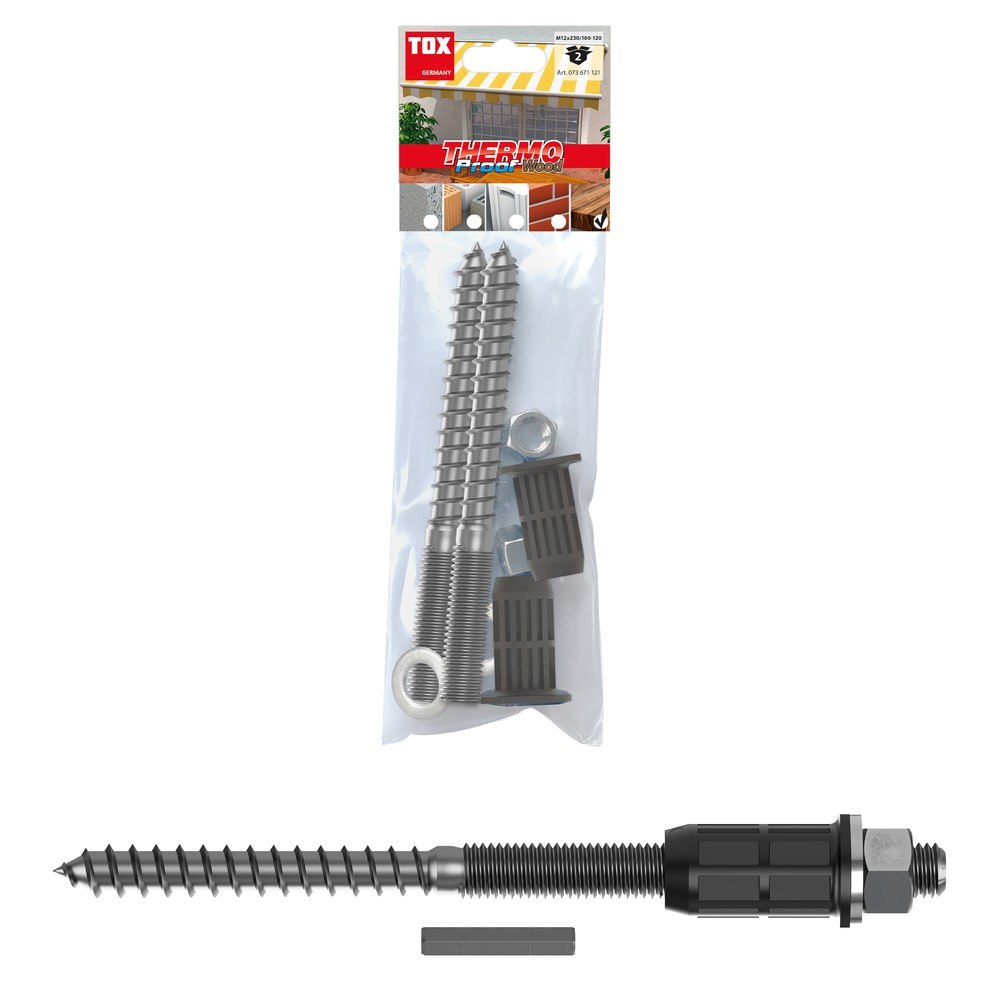 TOX Abstandsmont.-System Thermo Proof Wood 2 St. Produktbild img1 L