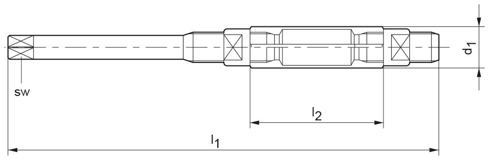 BECK Schnellverstell-Reibahle mit Messern aus HSS, Standardausf. Produktbild img3 L