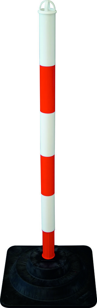 TEMKA Kettenpfostenset EcoMax mit 10 m Absperrkette und 6 Hartgummifüßen Produktbild img2 L