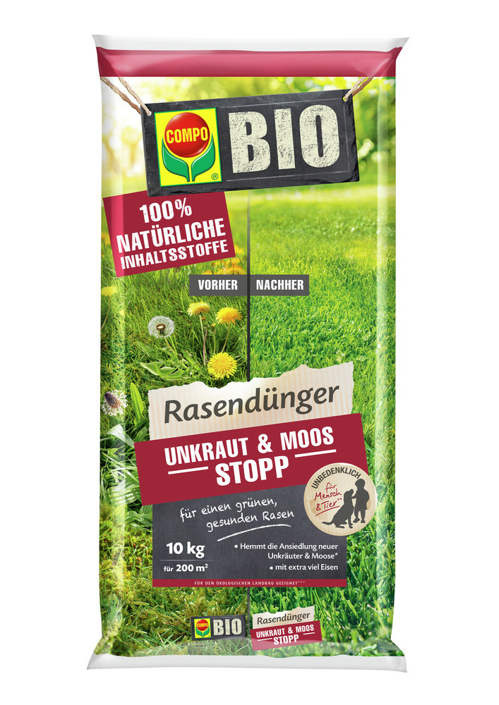 COMPO BIO Rasendünger Produktbild img1 L
