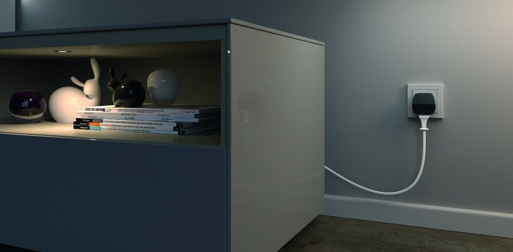 Halemeier 2-fach Verteiler,für Euroflachstecker,schwarz Produktbild img3 L