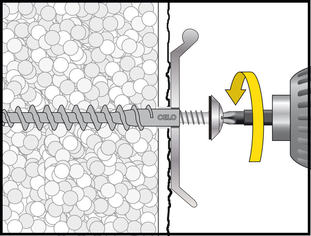 CELO Isolierplattenschraubdübel IPS 80 Telegrau, 50er Box Produktbild img2 L