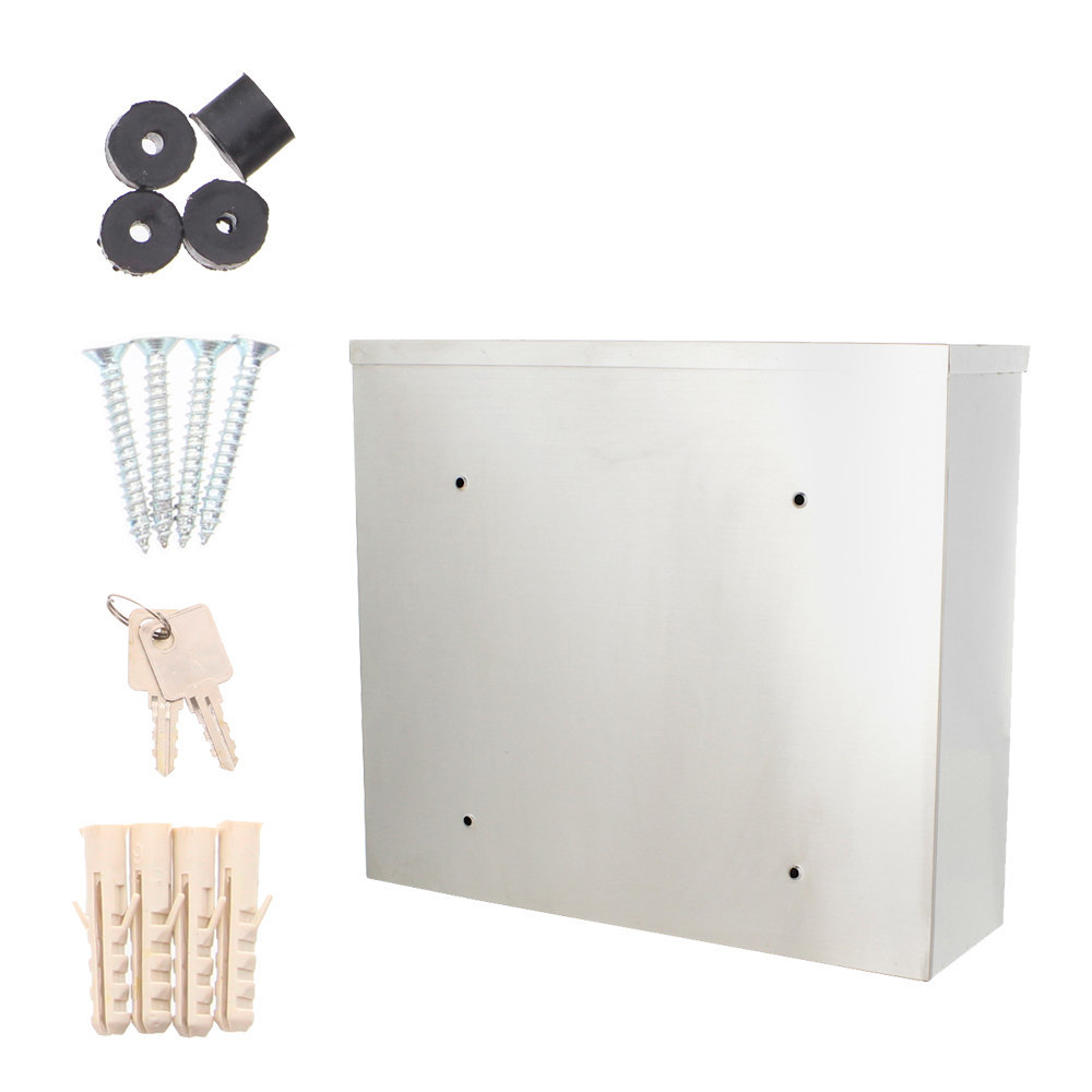 ROTTNER Edelstahl Briefkasten Hochhaus II Produktbild img5 L