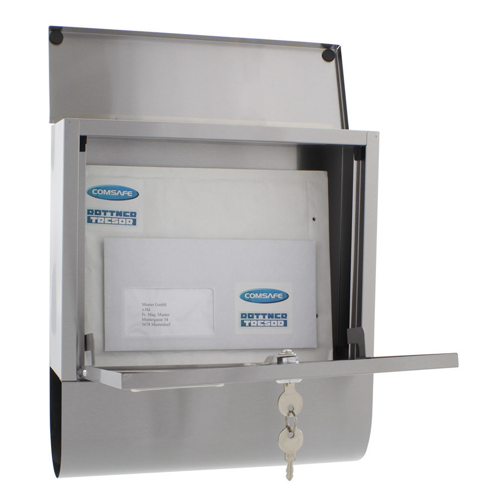 ROTTNER Briefkasten Costa Inox Produktbild img3 L