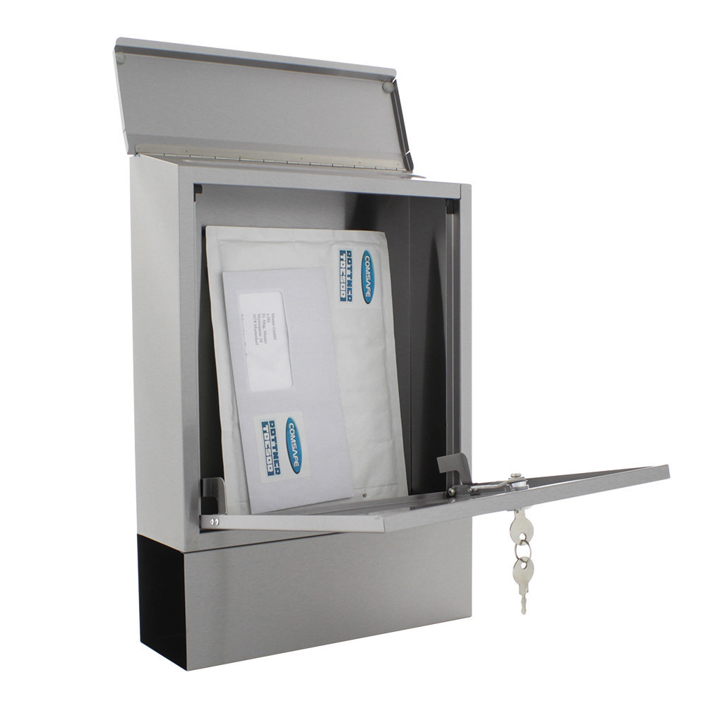ROTTNER Briefkasten Libro Inox Produktbild img3 L